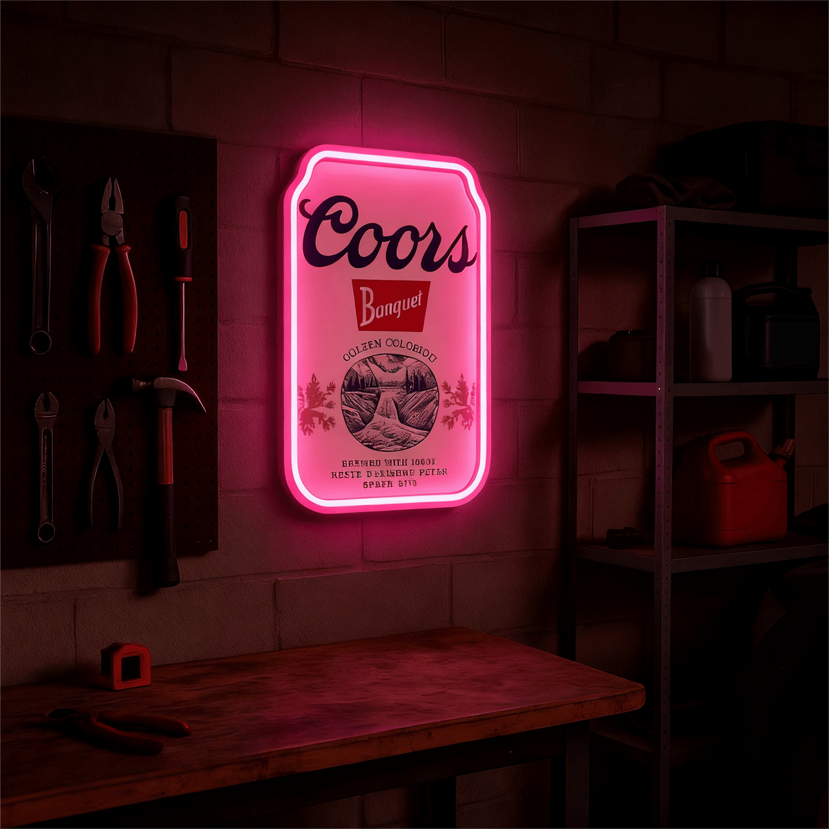 Beer USB LED Neon Sign for Bar Business Cave & Christmas Gift