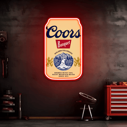 Beer LED Neon Sign for Bar, Man Cave, Garage & Gifts