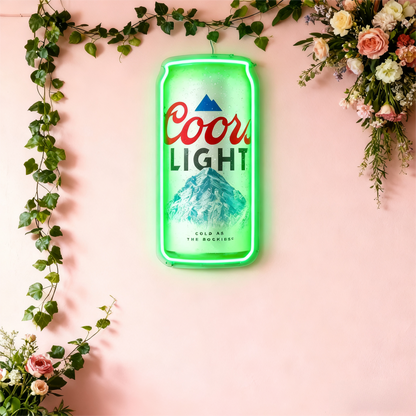 Beer USB LED Neon Sign for Bar Business Cave & Christmas Gift