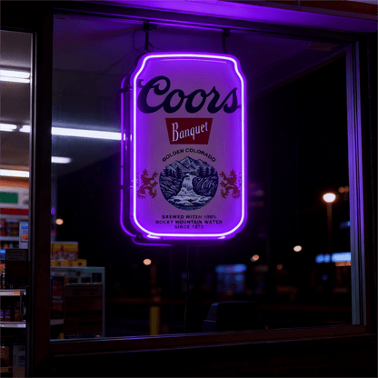 Beer LED Neon Sign for Bar, Man Cave, Garage & Gifts