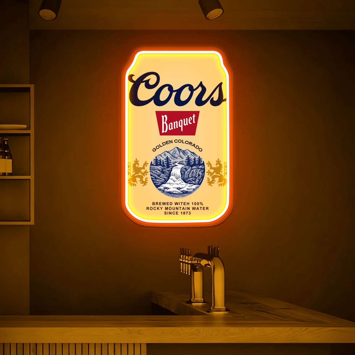 Beer LED Neon Sign for Bar, Man Cave, Garage & Gifts