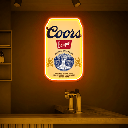 Beer LED Neon Sign for Bar, Man Cave, Garage & Gifts