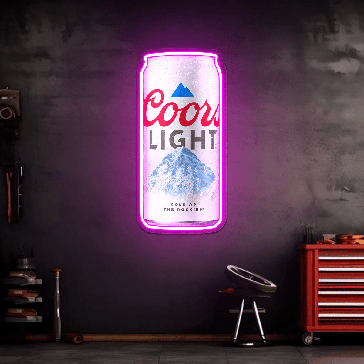 Beer LED Neon Sign for Bar, Man Cave, Garage & Gifts