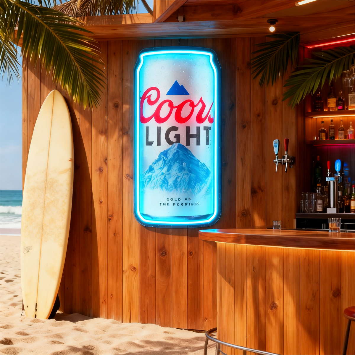 Beer USB LED Neon Sign for Bar Business Cave & Christmas Gift