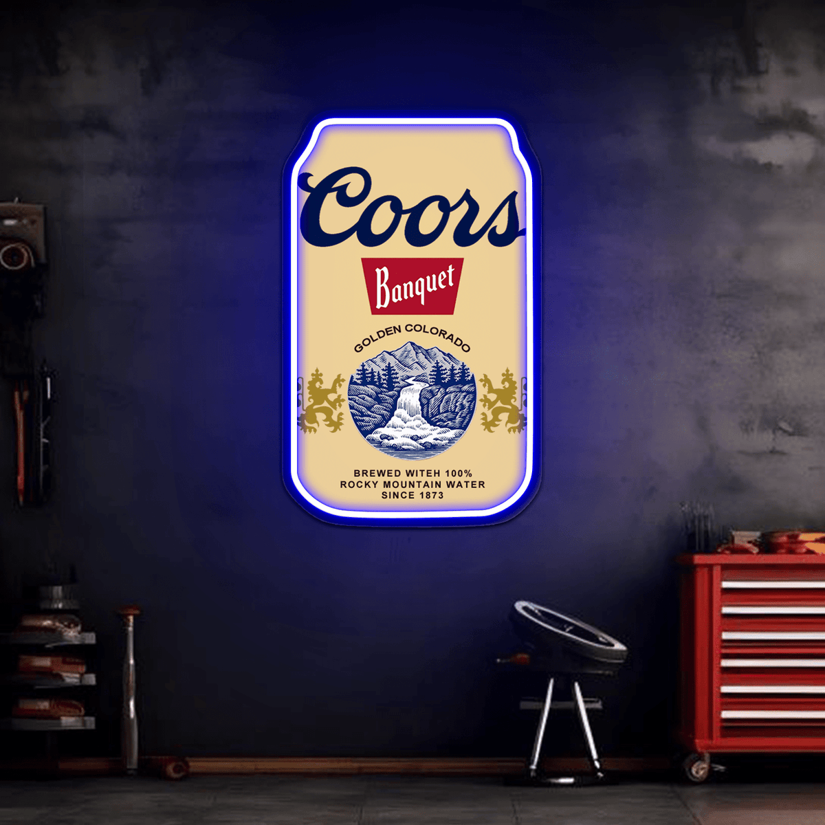 Beer LED Neon Sign for Bar, Man Cave, Garage & Gifts