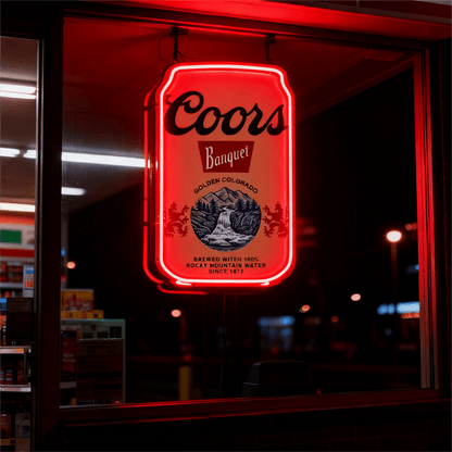 Beer LED Neon Sign for Bar, Man Cave, Garage & Gifts