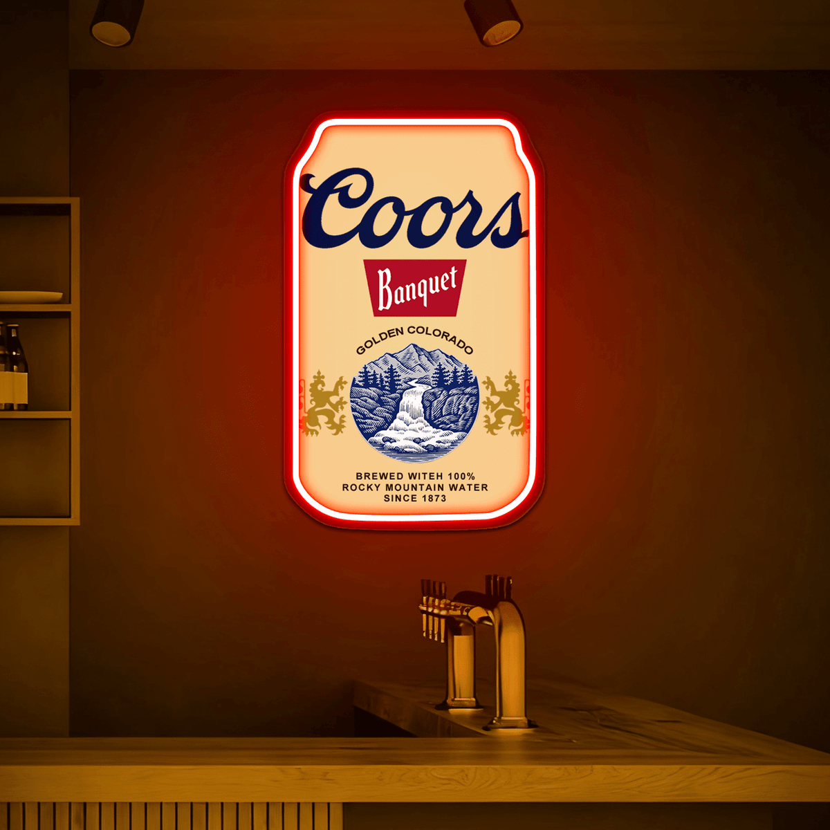 Beer USB LED Neon Sign for Bar Business Cave & Christmas Gift