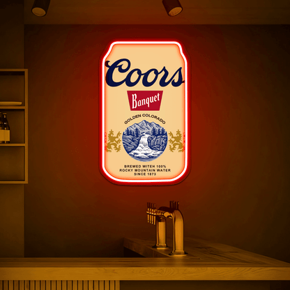 Beer USB LED Neon Sign for Bar Business Cave & Christmas Gift