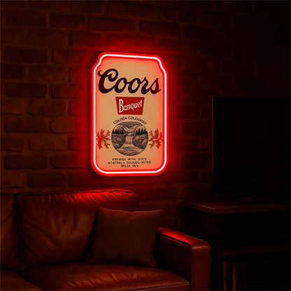 Beer USB LED Neon Sign for Bar Business Cave & Christmas Gift