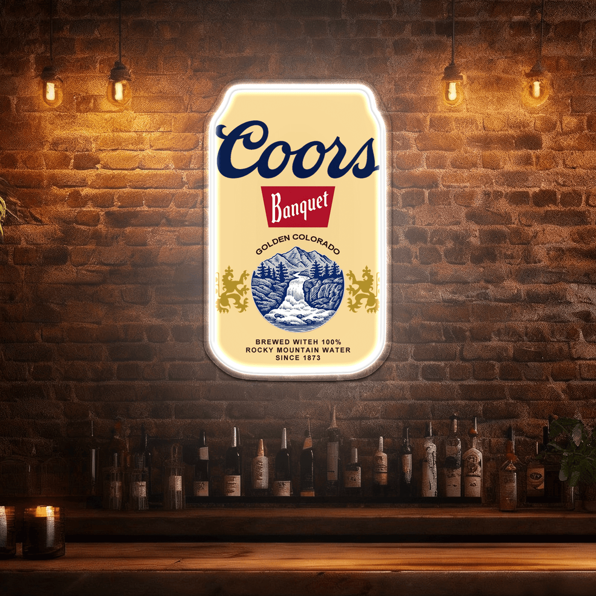 Beer USB LED Neon Sign for Bar Business Cave & Christmas Gift
