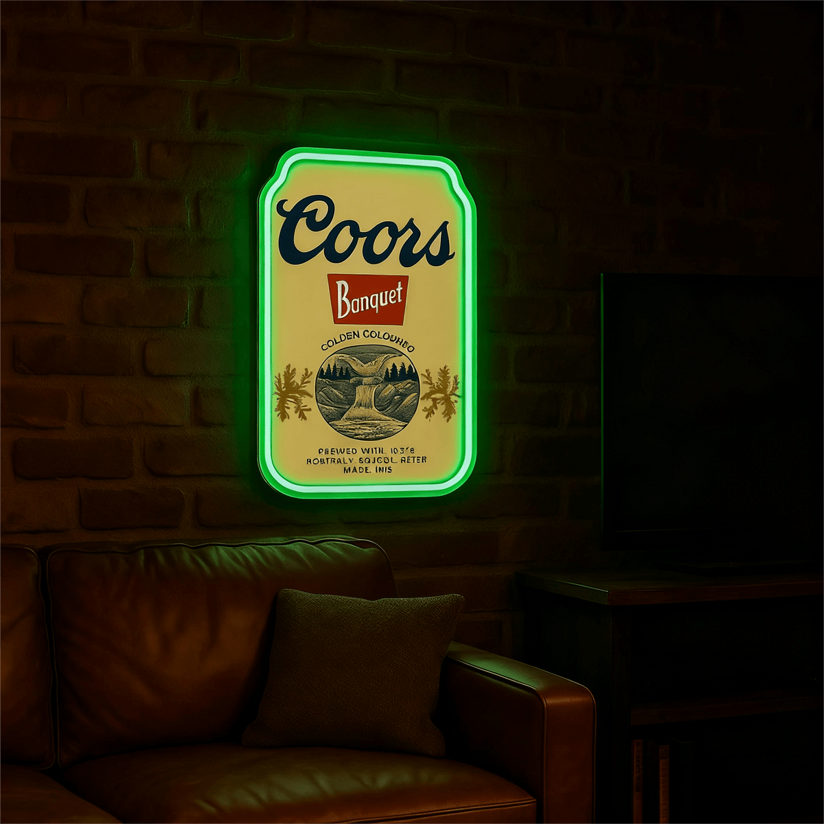 Beer LED Neon Sign for Bar, Man Cave, Garage & Gifts