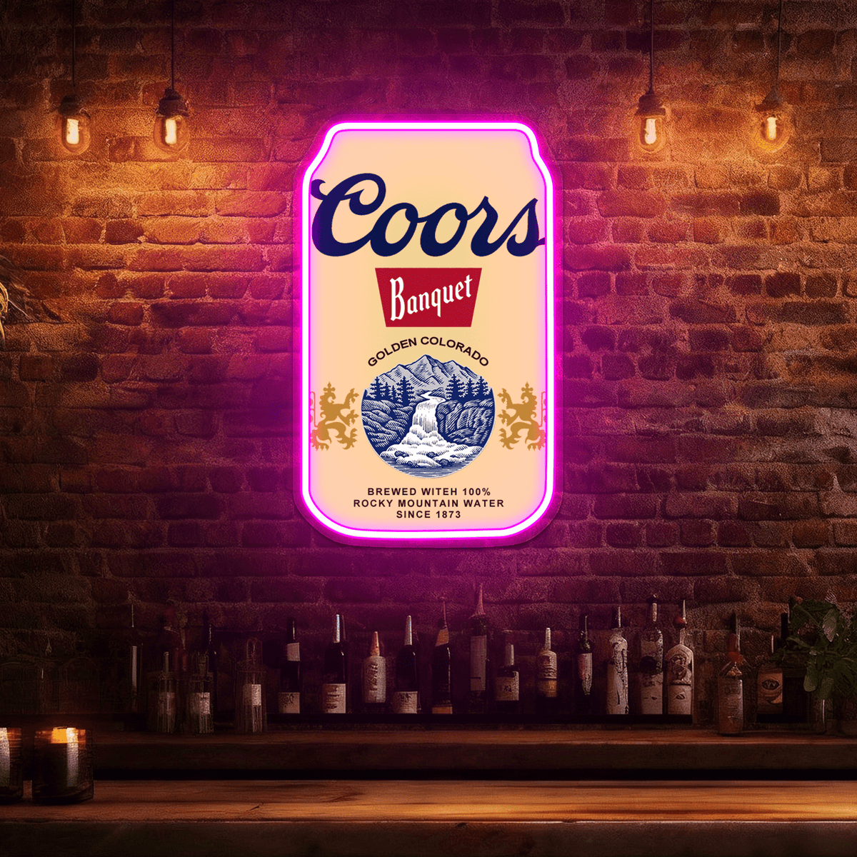 Beer USB LED Neon Sign for Bar Business Cave & Christmas Gift