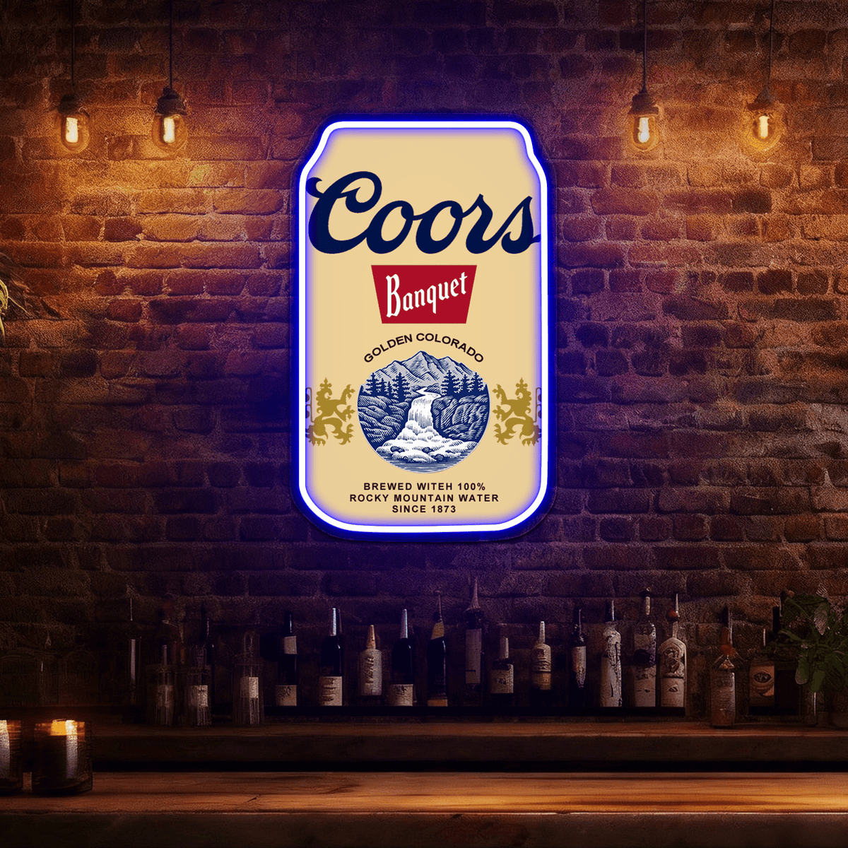 Beer LED Neon Sign for Bar, Man Cave, Garage & Gifts