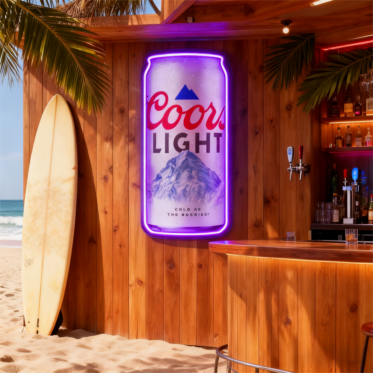 Beer USB LED Neon Sign for Bar Business Cave & Christmas Gift