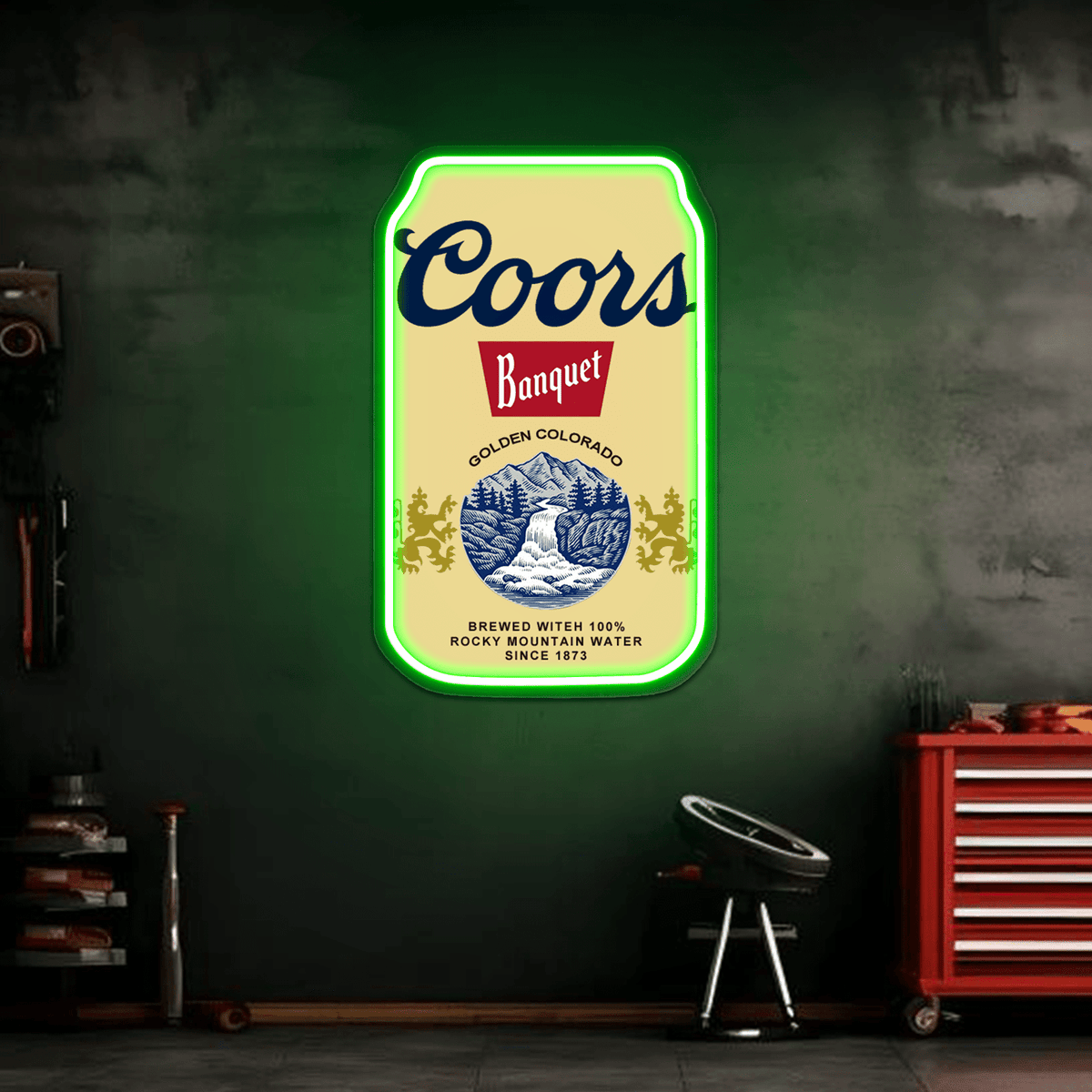 Beer LED Neon Sign for Bar, Man Cave, Garage & Gifts