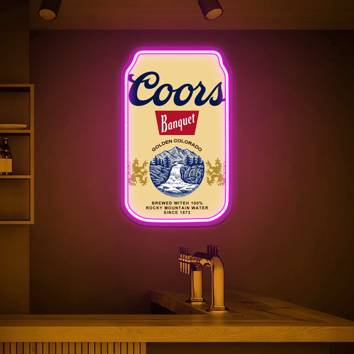 Beer LED Neon Sign for Bar, Man Cave, Garage & Gifts