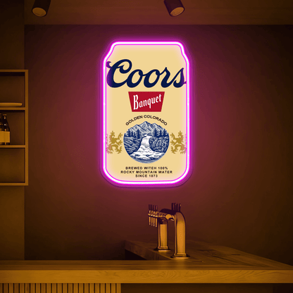 Beer LED Neon Sign for Bar, Man Cave, Garage & Gifts