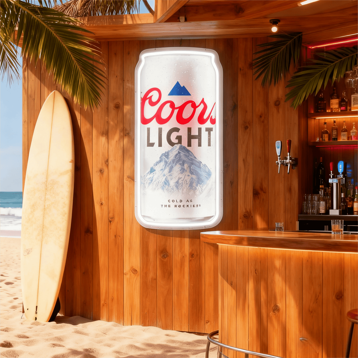 Beer USB LED Neon Sign for Bar Business Cave & Christmas Gift