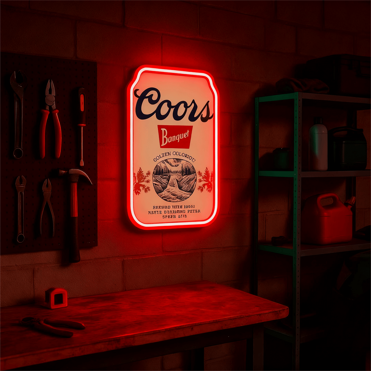 Beer USB LED Neon Sign for Bar Business Cave & Christmas Gift
