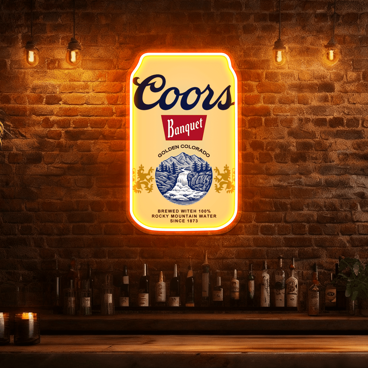 Beer USB LED Neon Sign for Bar Business Cave & Christmas Gift