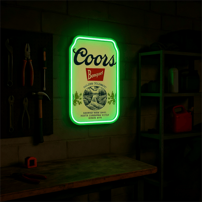 Beer USB LED Neon Sign for Bar Business Cave & Christmas Gift