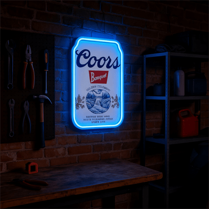 Beer LED Neon Sign for Bar, Man Cave, Garage & Gifts