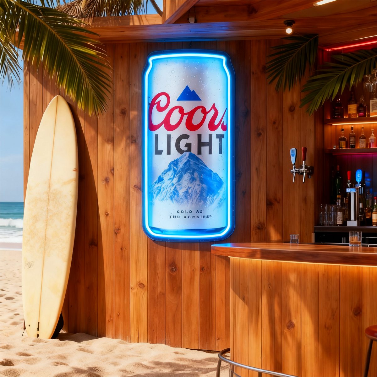 Beer LED Neon Sign for Bar, Man Cave, Garage & Gifts