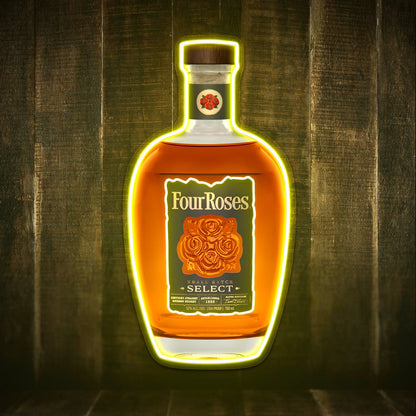 Bourbon Whiskey USB LED Neon Sign Bar Decor Man Cave Home Wall Art