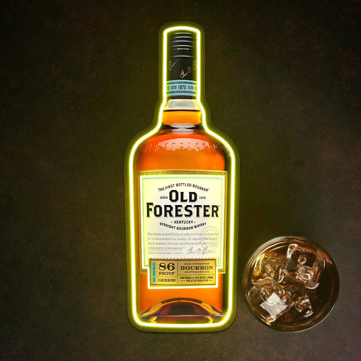 Bourbon Whiskey USB LED Neon Sign Bar Decor Man Cave Home Wall Art