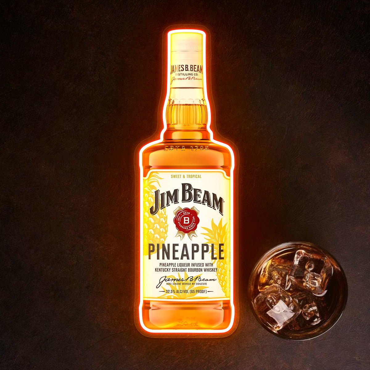 Bourbon Whiskey USB LED Neon Sign Bar Decor Man Cave Home Wall Art