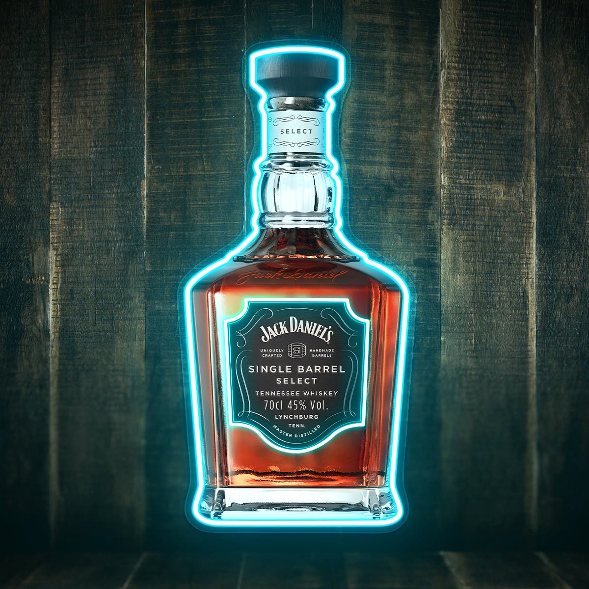 Bourbon Whiskey USB LED Neon Sign Bar Decor Man Cave Home Wall Art