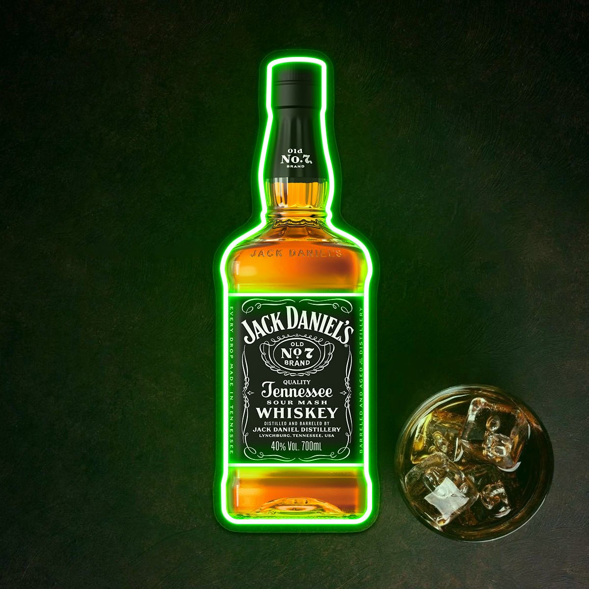 Bourbon Whiskey USB LED Neon Sign Bar Decor Man Cave Home Wall Art