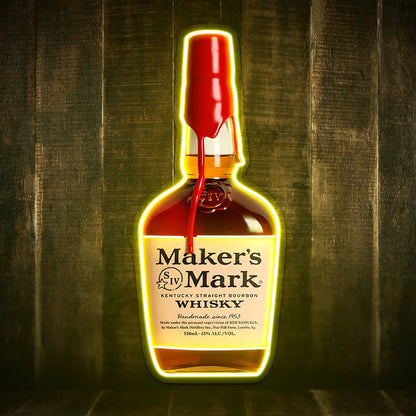 Bourbon Whiskey USB LED Neon Sign Bar Decor Man Cave Home Wall Art