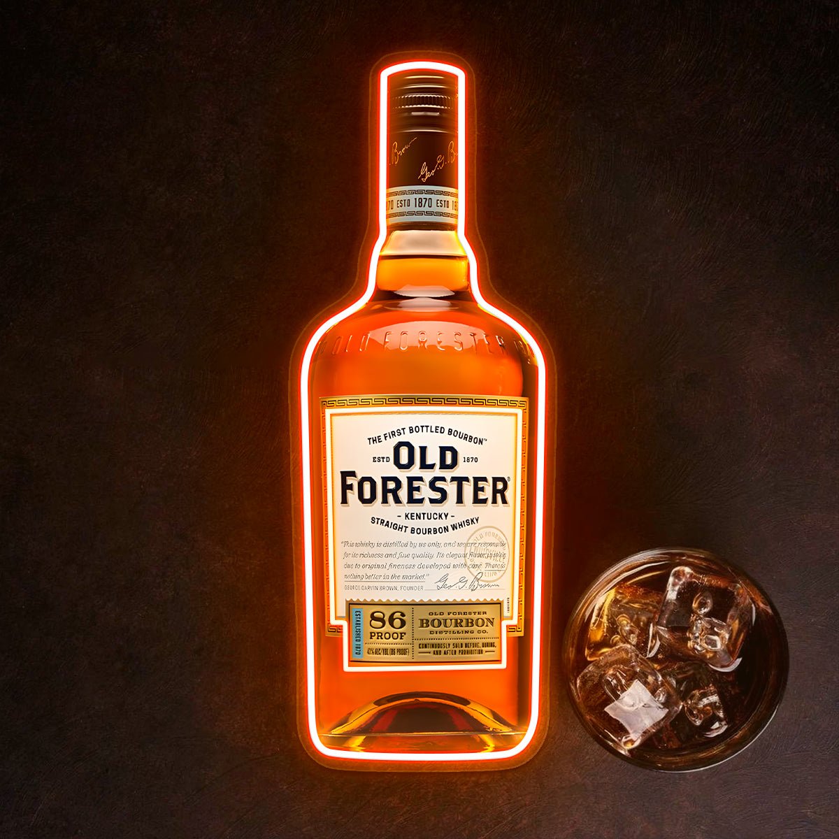 Bourbon Whiskey USB LED Neon Sign Bar Decor Man Cave Home Wall Art