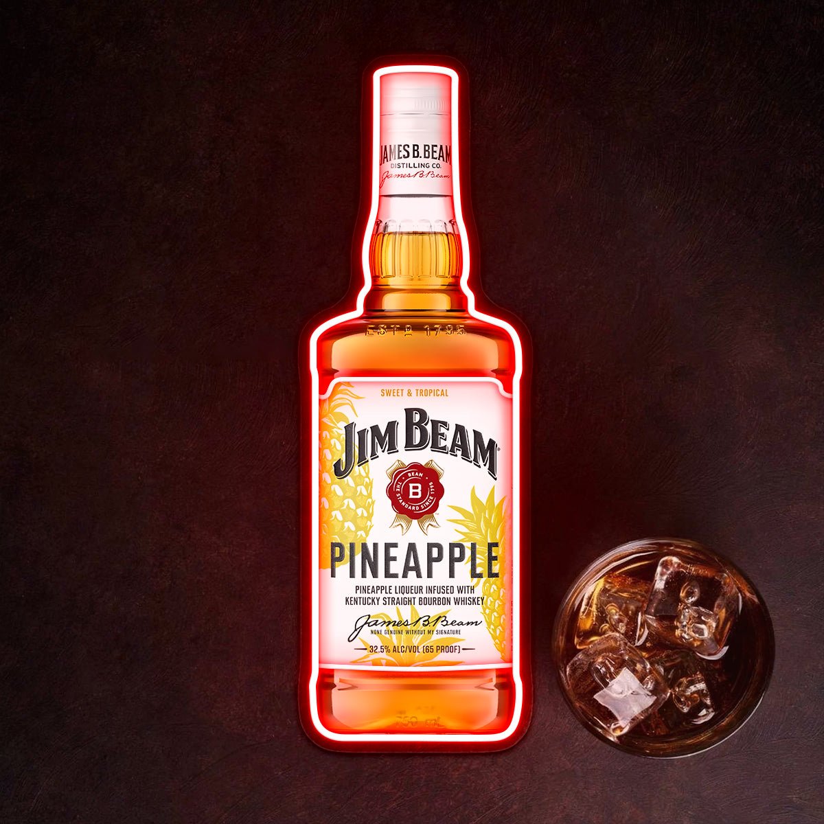 Bourbon Whiskey USB LED Neon Sign Bar Decor Man Cave Home Wall Art