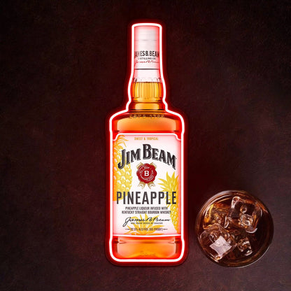 Bourbon Whiskey USB LED Neon Sign Bar Decor Man Cave Home Wall Art