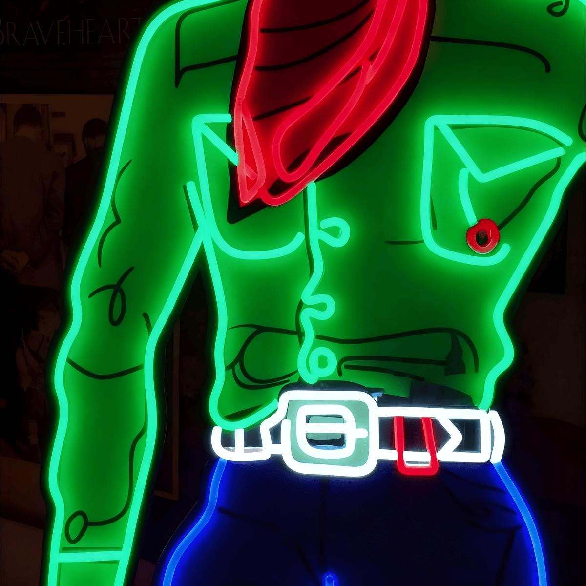 Cowboy and Cowgirl Led Neon Signs | Western Retro LED Wall Art for Bar & Lounge