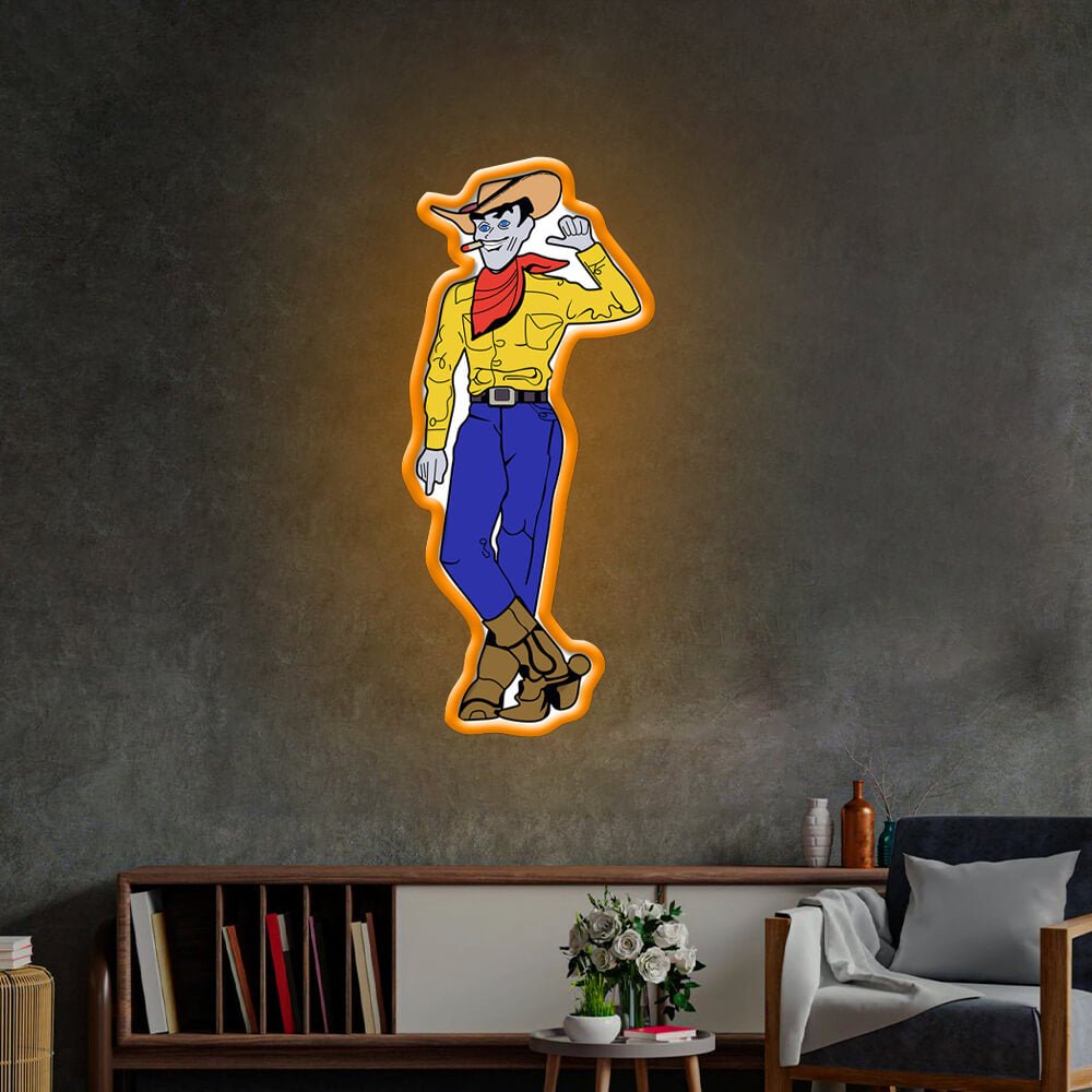 Cowboy and Cowgirl Led Neon Signs | Western Retro LED Wall Art for Bar & Lounge