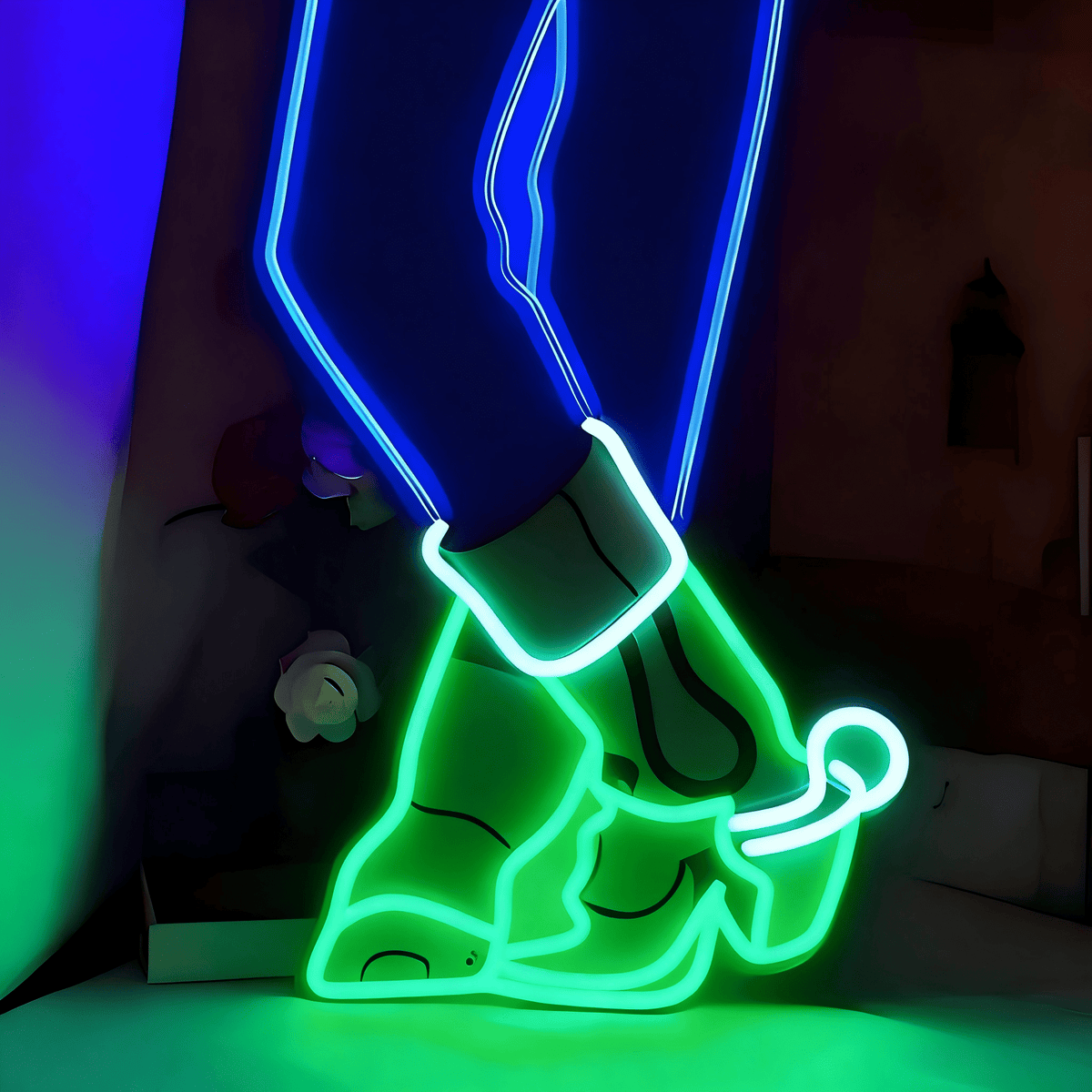 Cowboy and Cowgirl Led Neon Signs | Western Retro LED Wall Art for Bar & Lounge