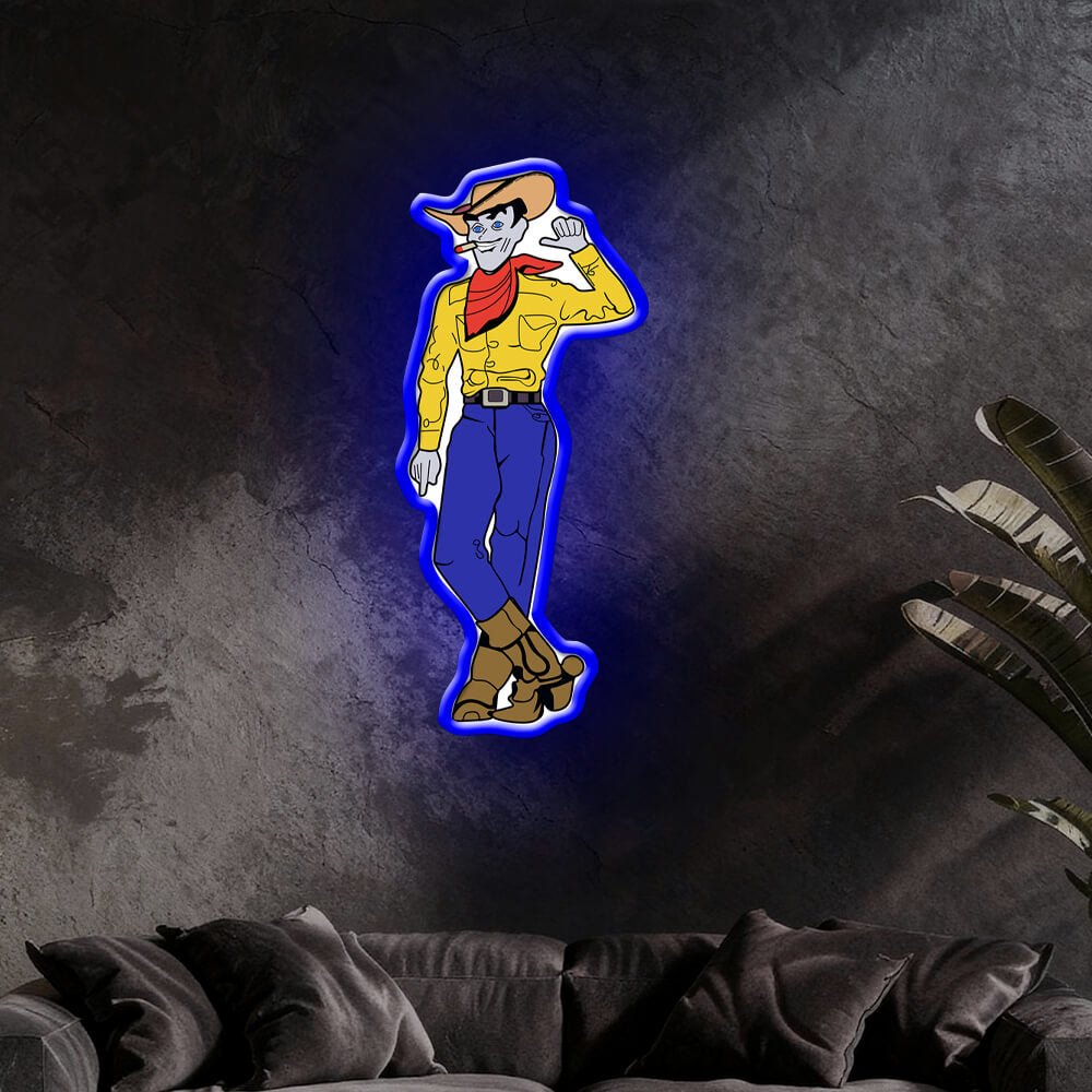 Cowboy and Cowgirl Led Neon Signs | Western Retro LED Wall Art for Bar & Lounge