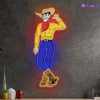 Cowboy and Cowgirl Led Neon Signs | Western Retro LED Wall Art for Bar & Lounge