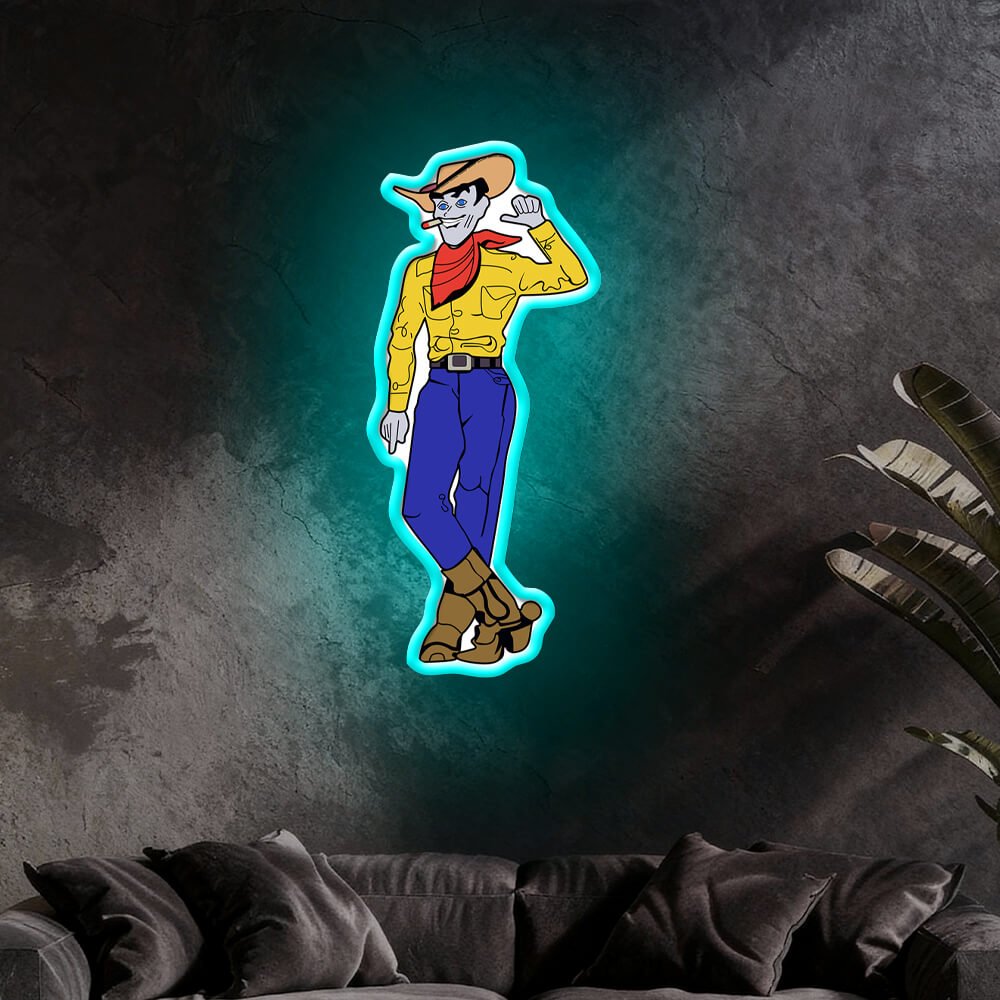 Cowboy and Cowgirl Led Neon Signs | Western Retro LED Wall Art for Bar & Lounge