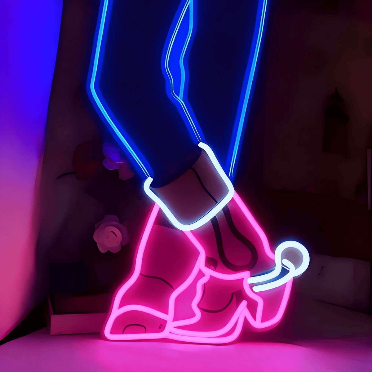 Cowboy and Cowgirl Led Neon Signs | Western Retro LED Wall Art for Bar & Lounge