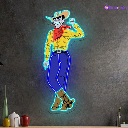 Cowboy and Cowgirl Led Neon Signs | Western Retro LED Wall Art for Bar & Lounge