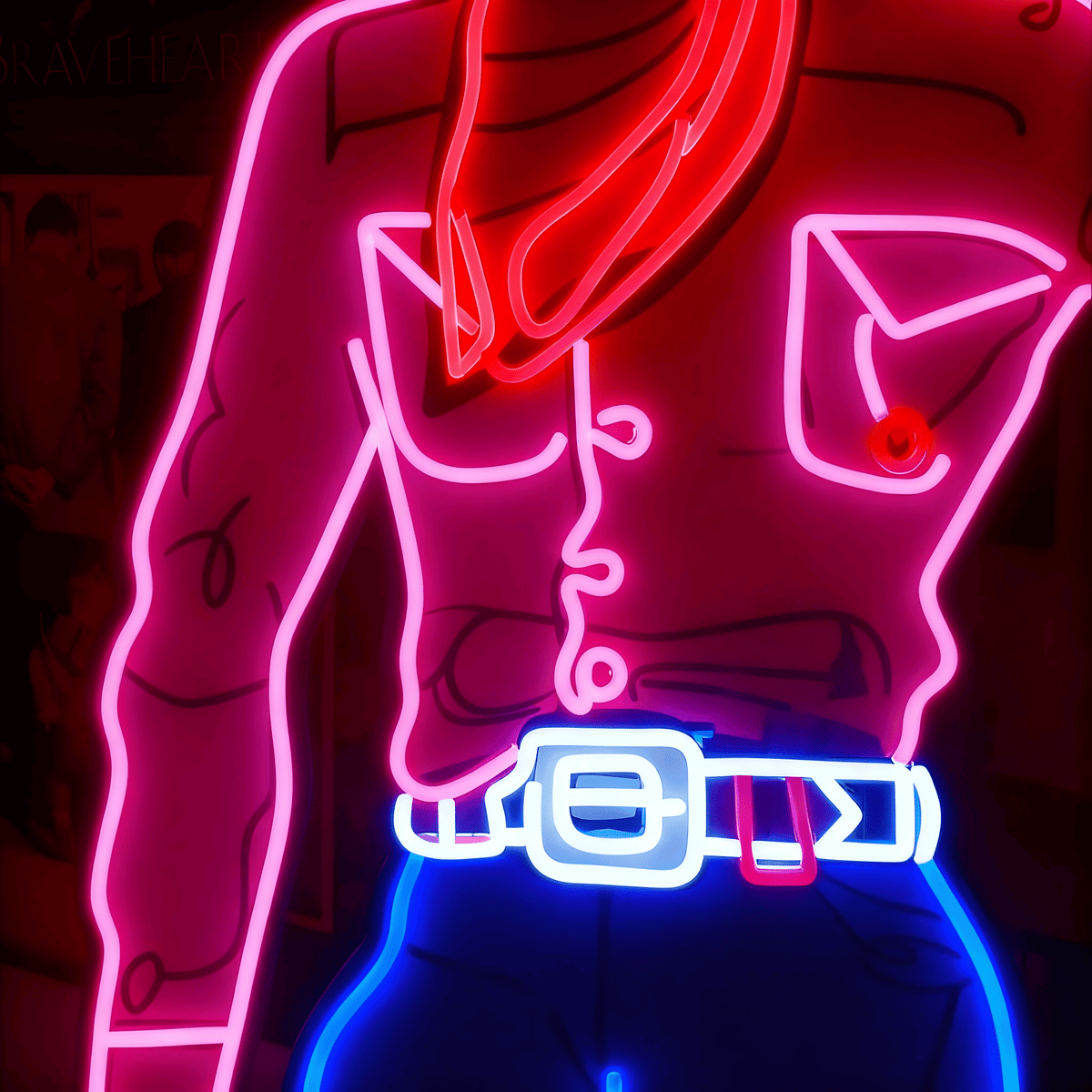 Cowboy and Cowgirl Led Neon Signs | Western Retro LED Wall Art for Bar & Lounge