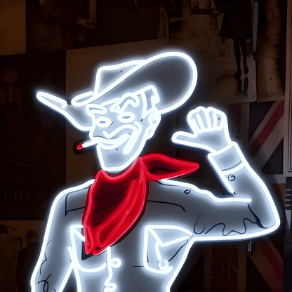 Cowboy and Cowgirl Led Neon Signs | Western Retro LED Wall Art for Bar & Lounge