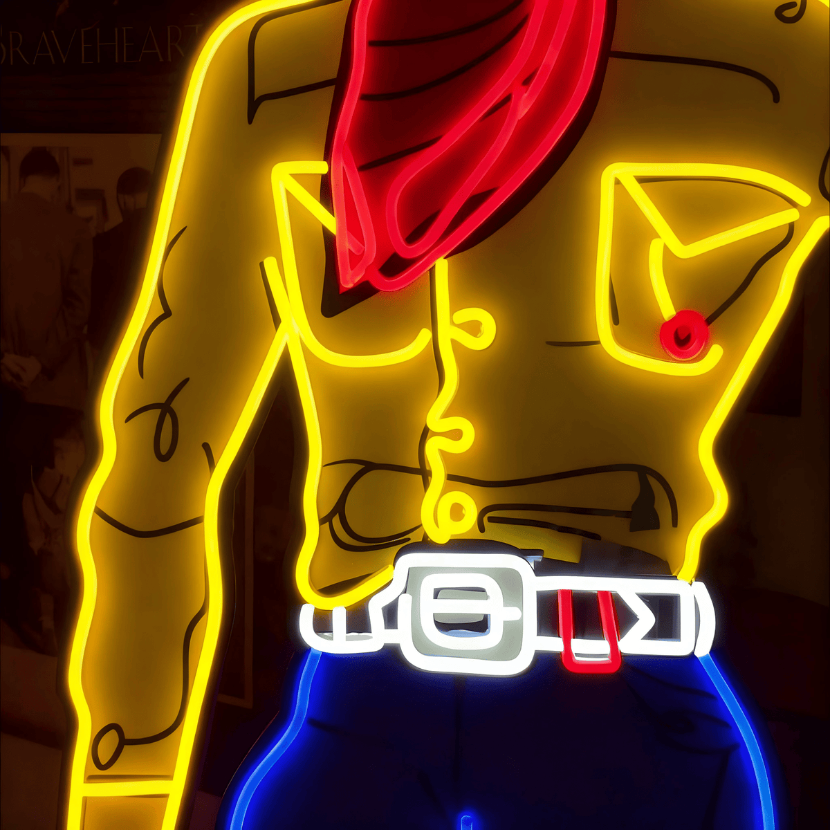 Cowboy and Cowgirl Led Neon Signs | Western Retro LED Wall Art for Bar & Lounge