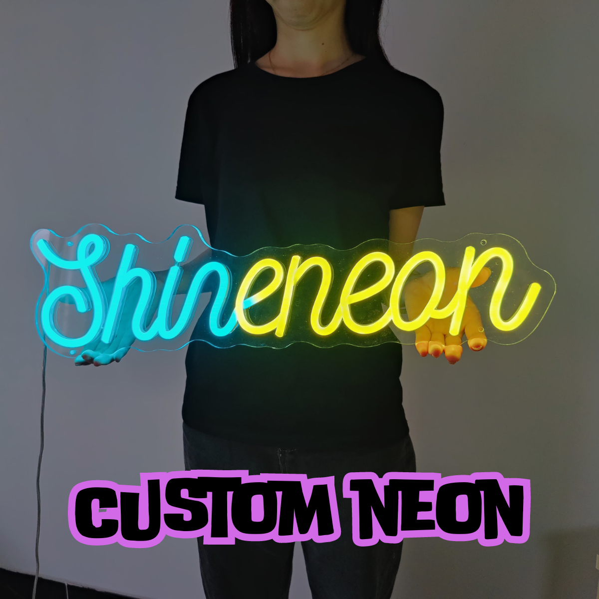 Custom LED Neon Sign for Names, Logos & Wall Decor