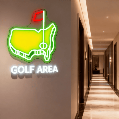 Golf LED Neon Sign for Bar, Garage, Man Cave & Gifts
