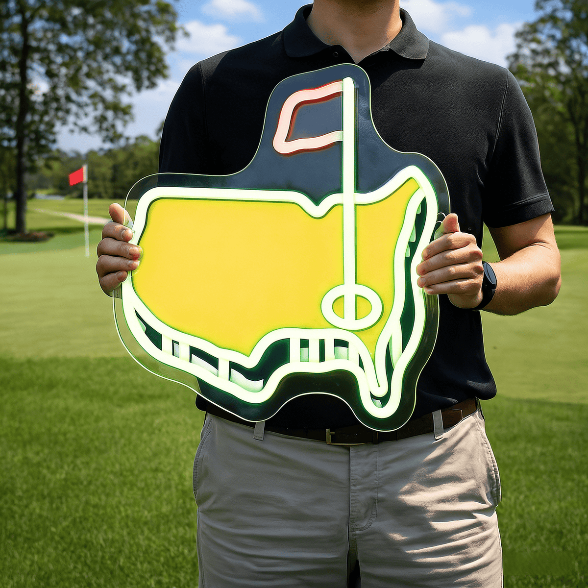 Golf LED Neon Sign for Bar, Garage, Man Cave & Gifts